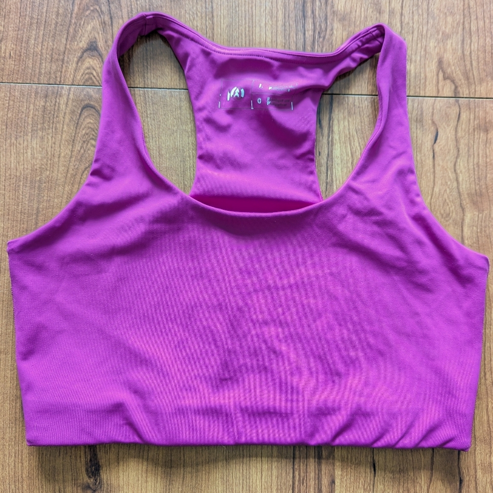 Tentree longline Pink Sports Bra